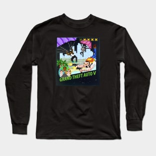 Retro GTA5 Long Sleeve T-Shirt